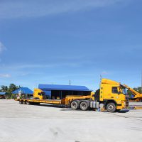 Lowbed trailer ( 8.5-20mL x 2.5-3.2mW x 0.8-1.1 mH)3 Axles-Line