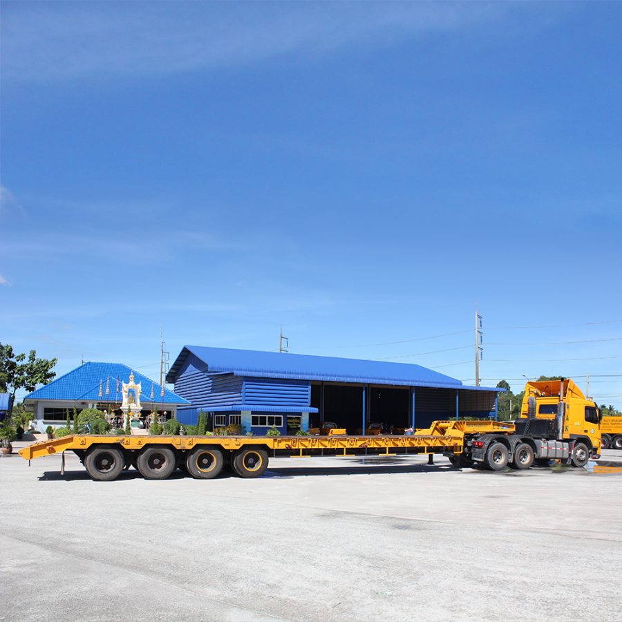 Lowbed trailer(Loading space 6-7mL) 4axles-line